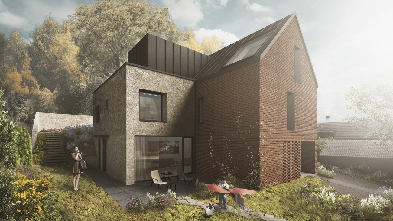 Architekti.sk | Dom na Tróji, urbanizmus, rodinny dom, stavby