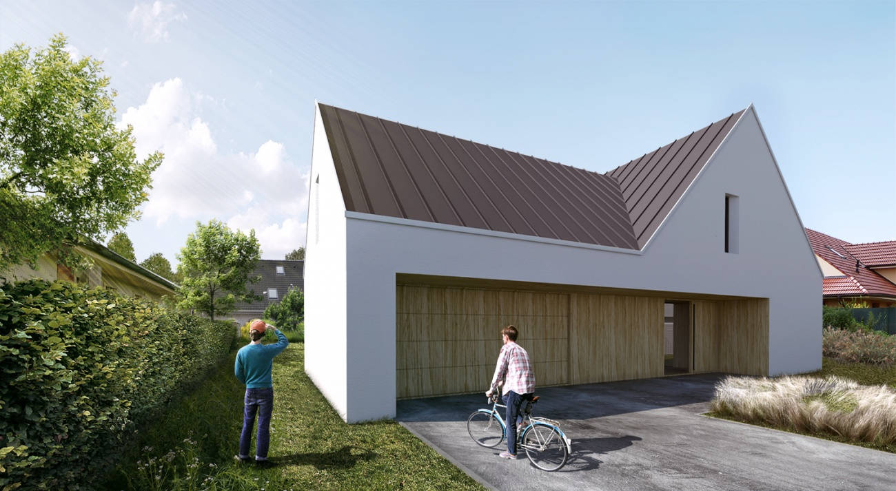 Architekti.sk | Vidiecky dom v meste, moderné projekty domov, stavby, domy od architektov