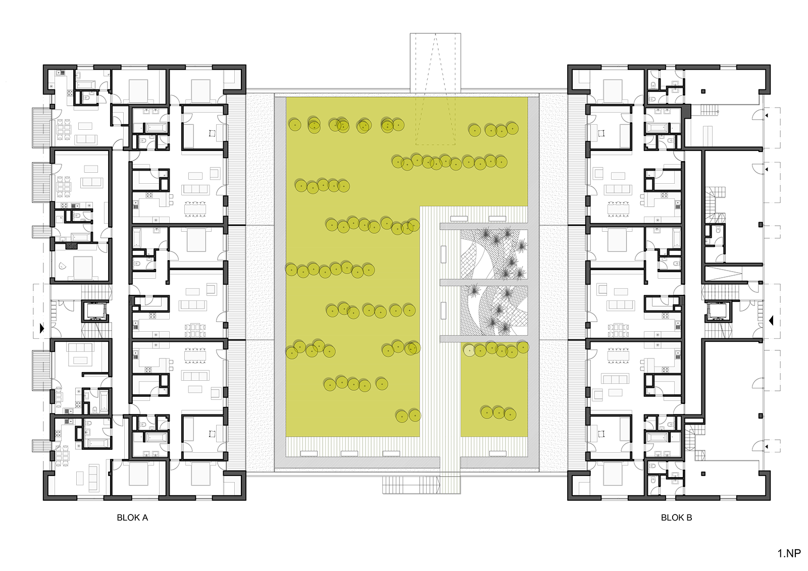 Architekti.sk | Bytový dom v centre, rodinné domy projekty, domy od architektov, moderné projekty domov