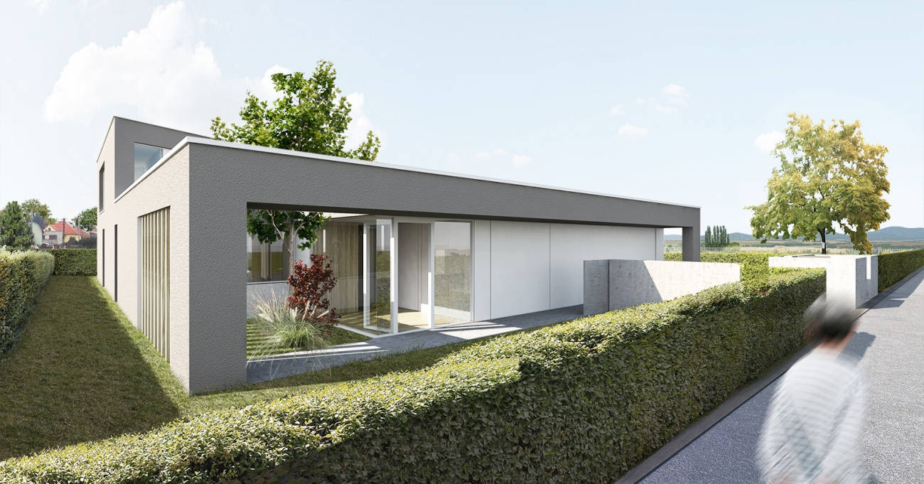 Architekti.sk | Dom s átriom, stavby, rodinné domy projekty, projekty domov s garážou