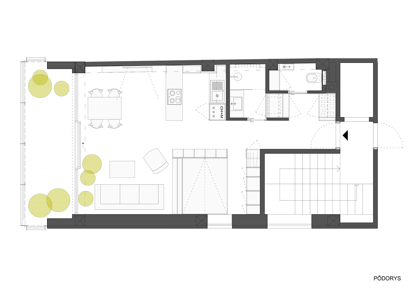 Architekti.sk | Byt s oknom vo vnútri, najlepší designarchitektonická štúdia, interiérovy dizajn, architektúra domu