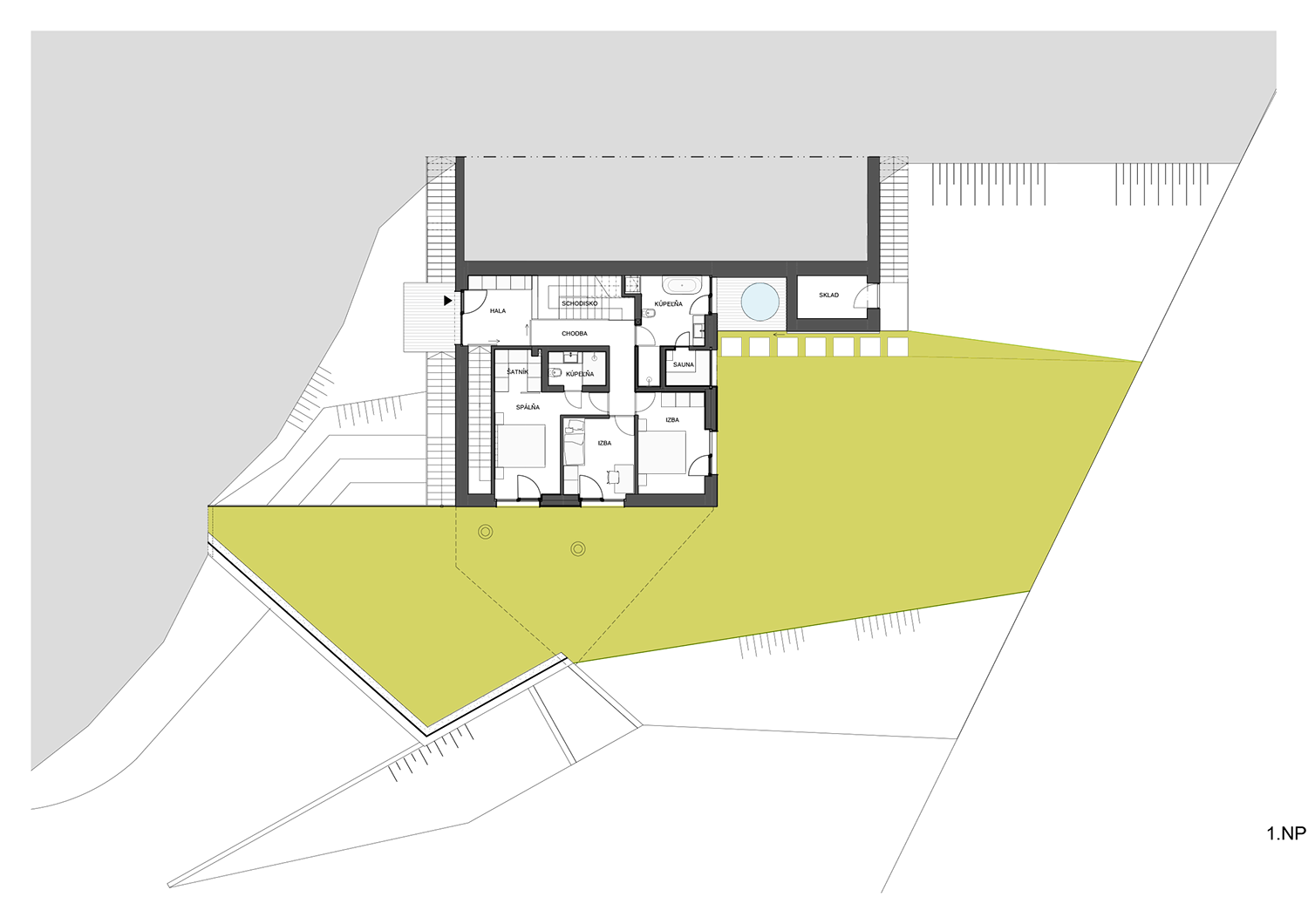 Architekti.sk | Dom pri vinici, interiérovy dizajn, domy od architektov, architektúra domu