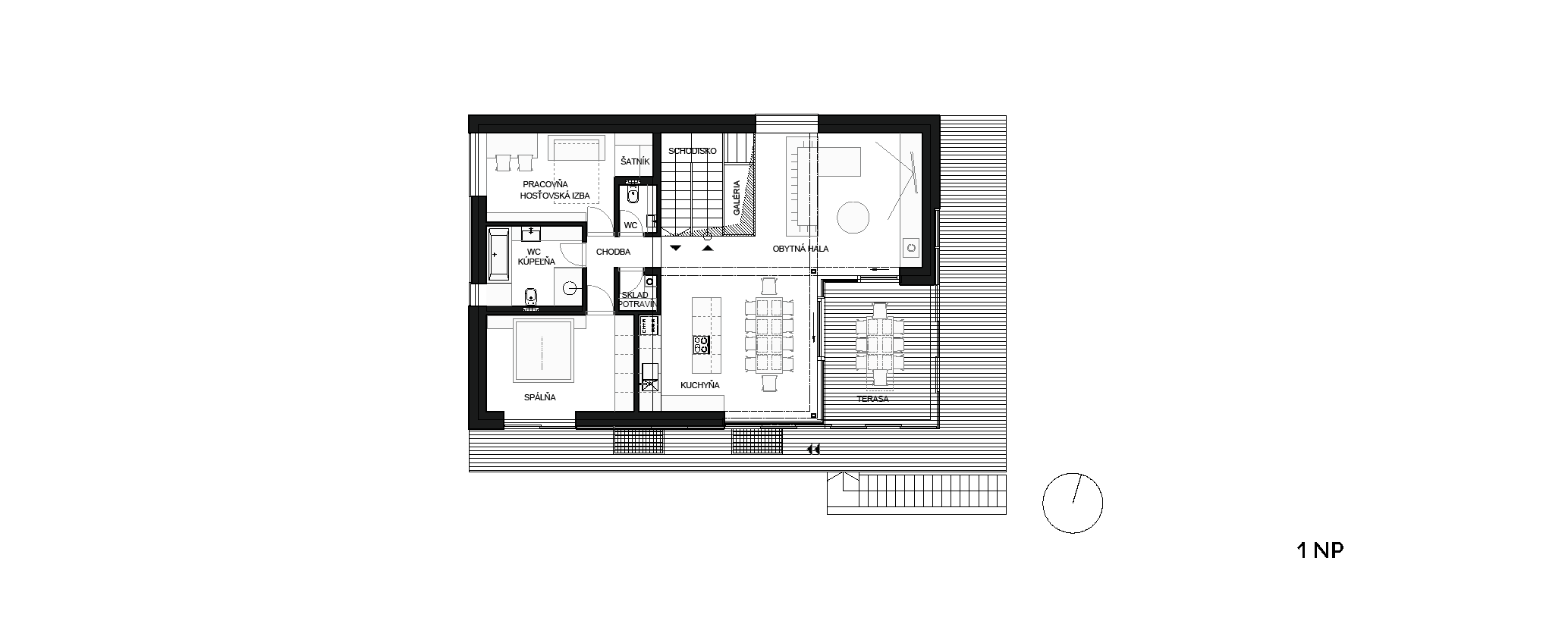 Architekti.sk | Chata pri Liptovskej Mare, navrhy, stavby, interiérovy dizajn