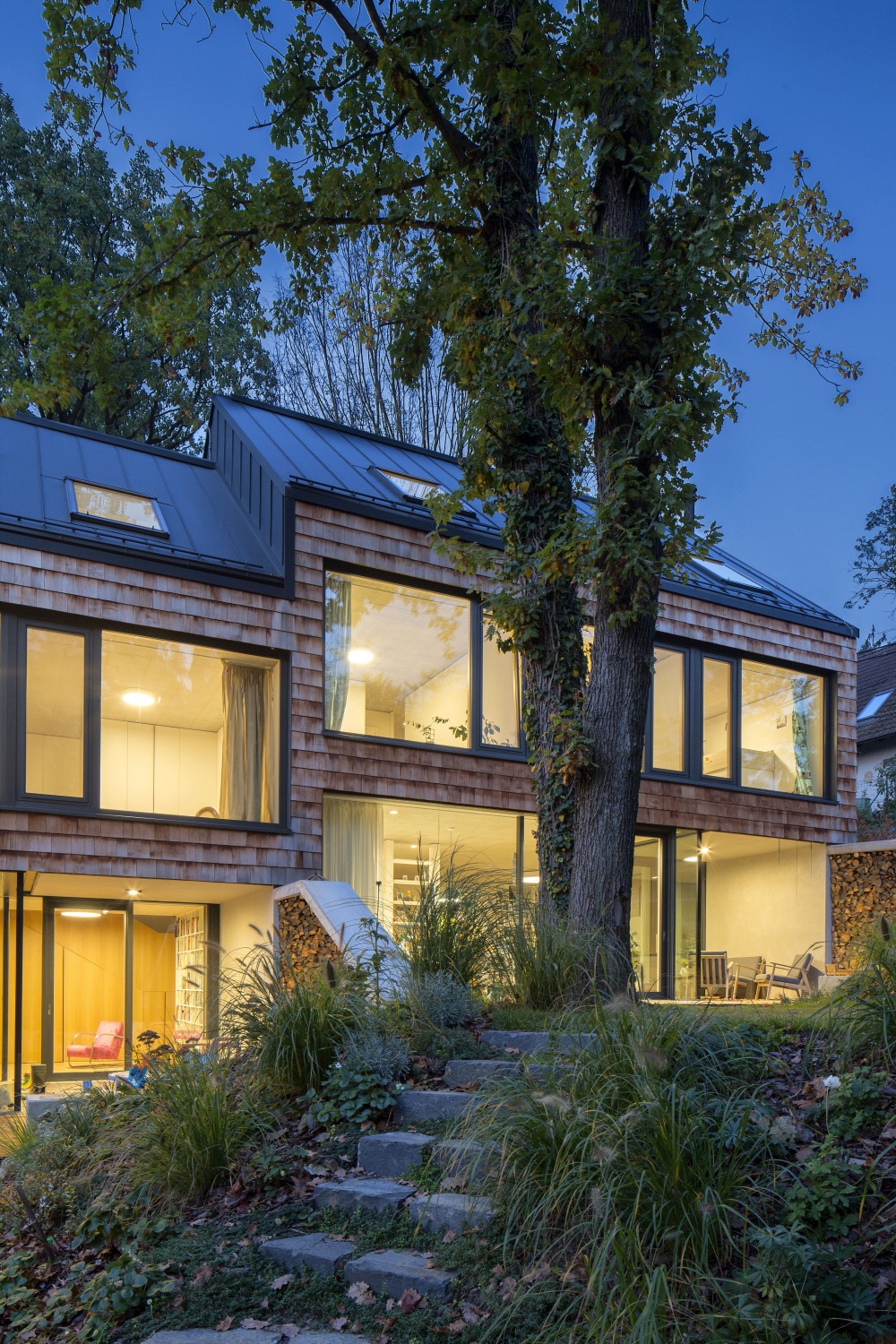 Architekti.sk | Dvojdom v lese, ateliér, rodinné domy projekty, najlepší designarchitektonická štúdia