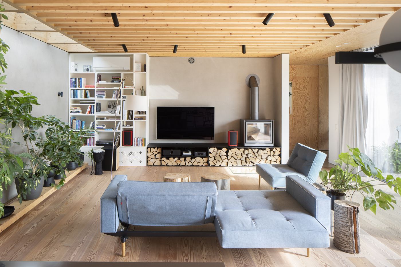 Architekti.sk | Dvojdom pod Tatrami, architektúra domu, park, rodinny dom