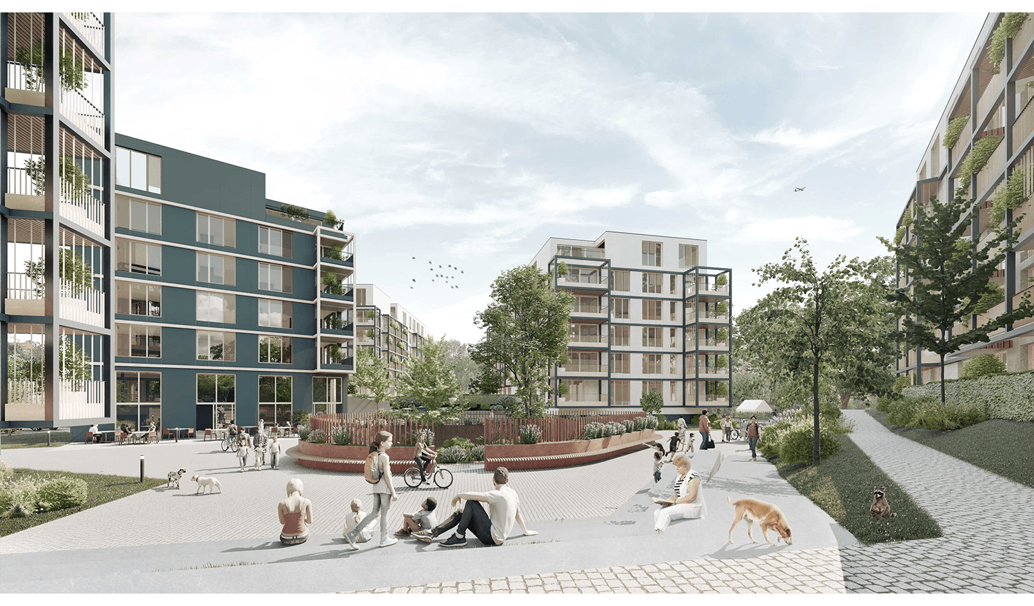 Architekti.sk | Bytové domy Rusínska, architektúra domu, rodinny dom, stavby