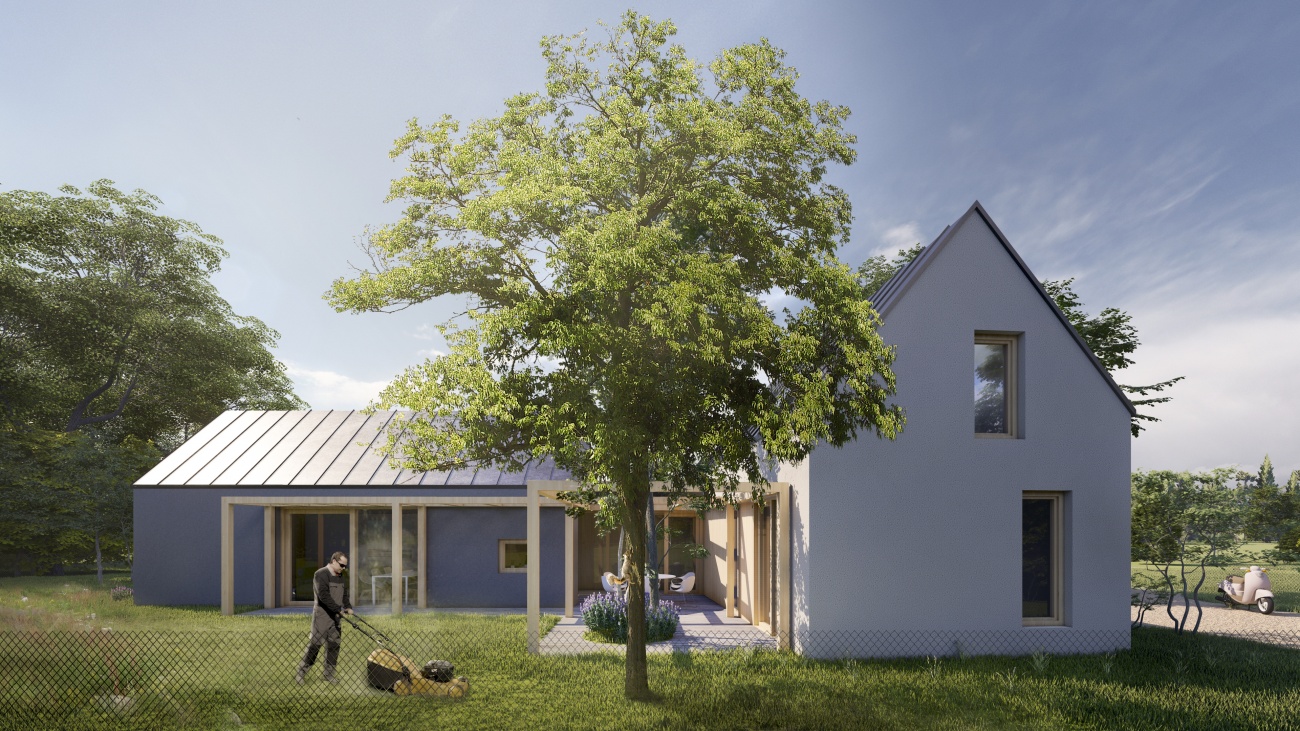 Architekti.sk | Rekreačný dom Prašice, služby architekta, dizajn, rodinné domy projekty