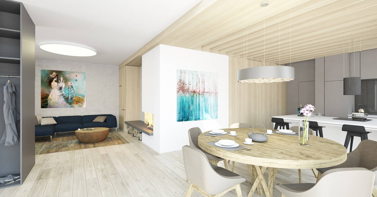 Architekti.sk | Byt s galériou, moderné projekty domov, projekty domov s garážou, stavby