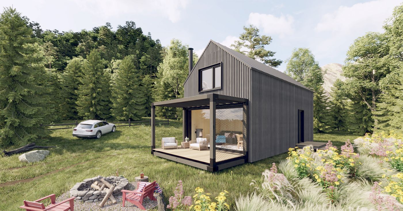 Architekti.sk | Modulárne chaty II., amfiteaterarchitekti Bratislava, rodinné domy projekty, projekty domov s garážou