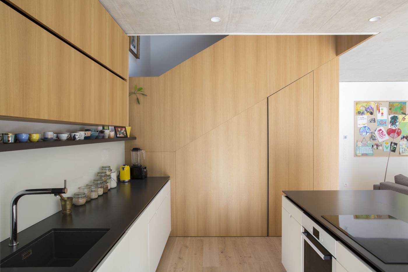 Architekti.sk | Dvojdom v lese, stavby, amfiteaterarchitekti Bratislava, interiér