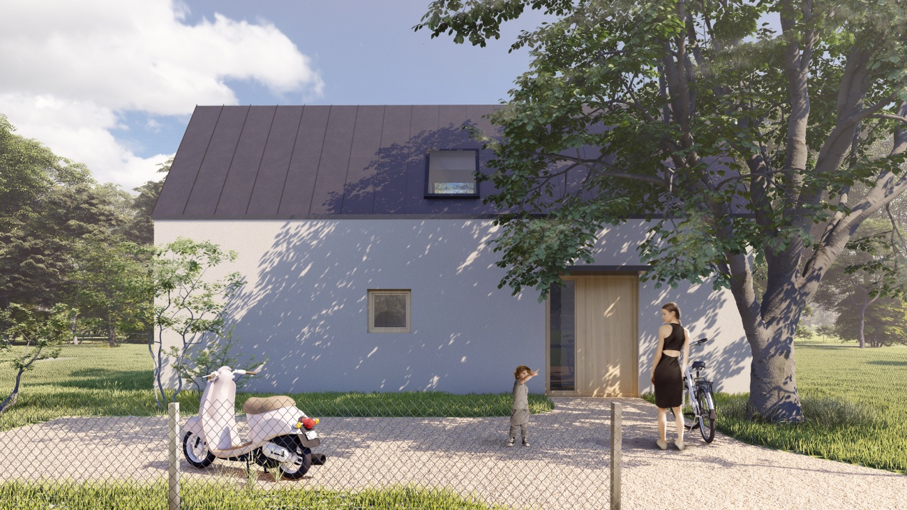 Architekti.sk | Rekreačný dom Prašice, rodinné domy projekty, architekti, interiérovy dizajn