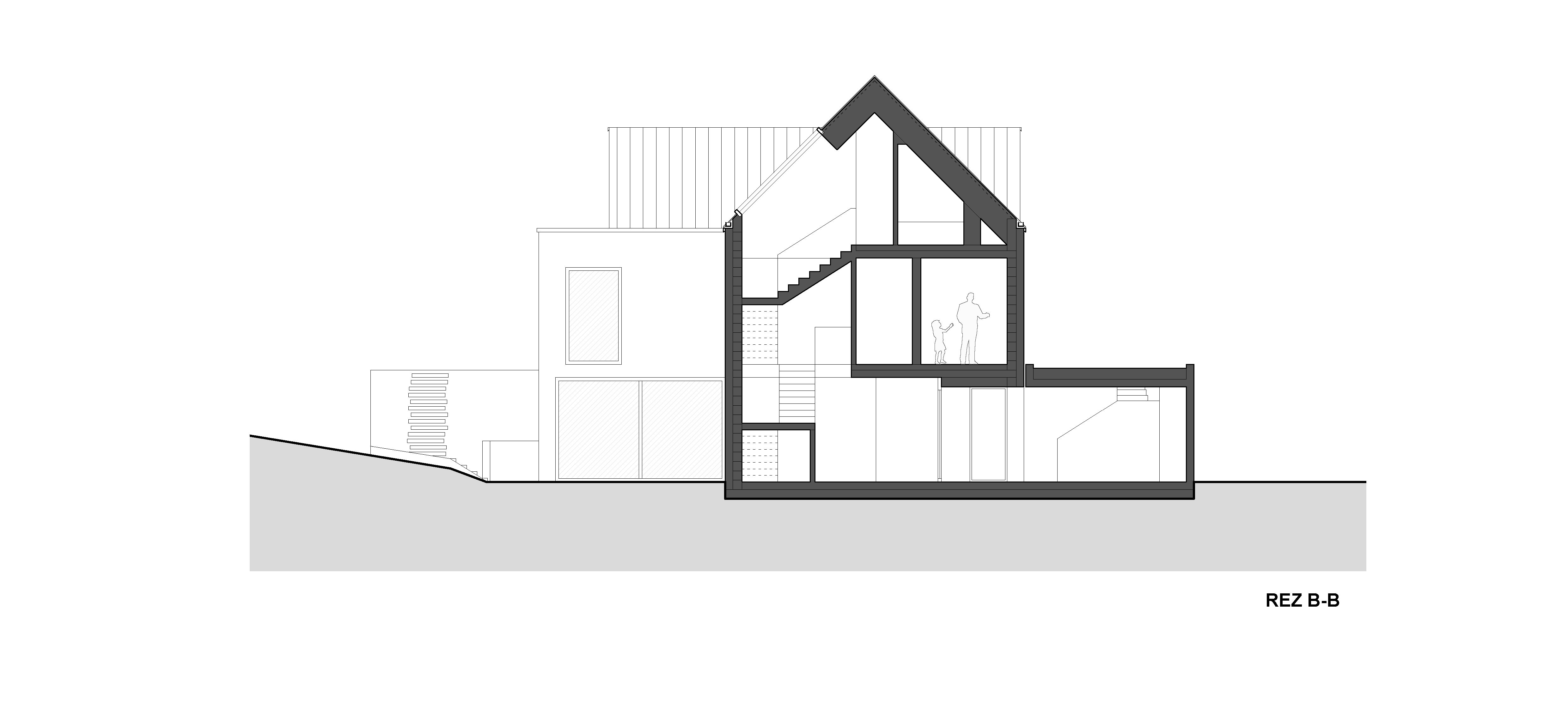 Architekti.sk | Dom na Tróji, interiér, interiérovy dizajn, projekty domov s garážou
