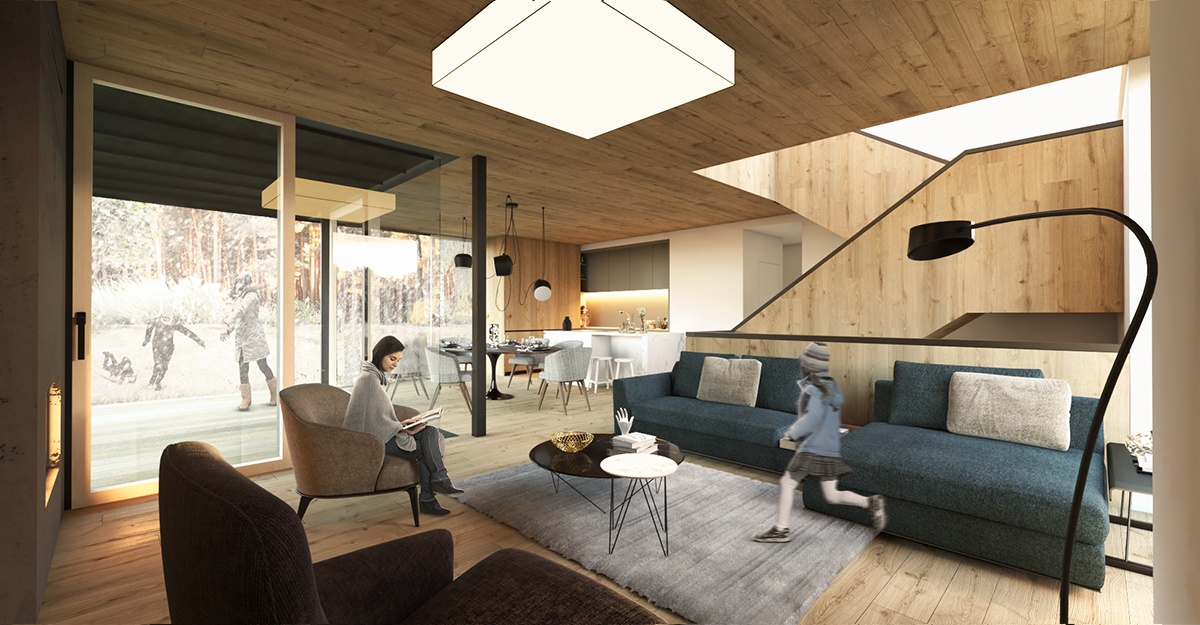 Architekti.sk | Chata pri Liptovskej Mare, interiérovy dizajn, dizajn, interiér