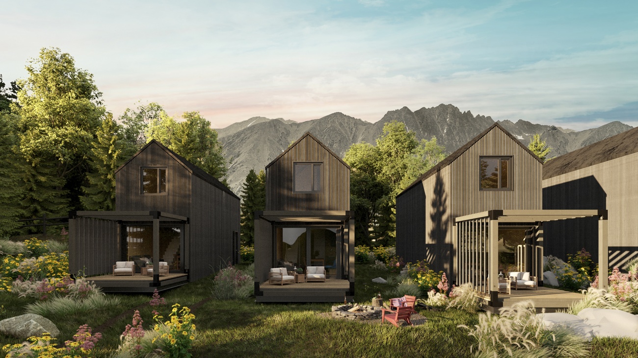 Architekti.sk | Modulárne chaty I., navrhy, architekti, interiér