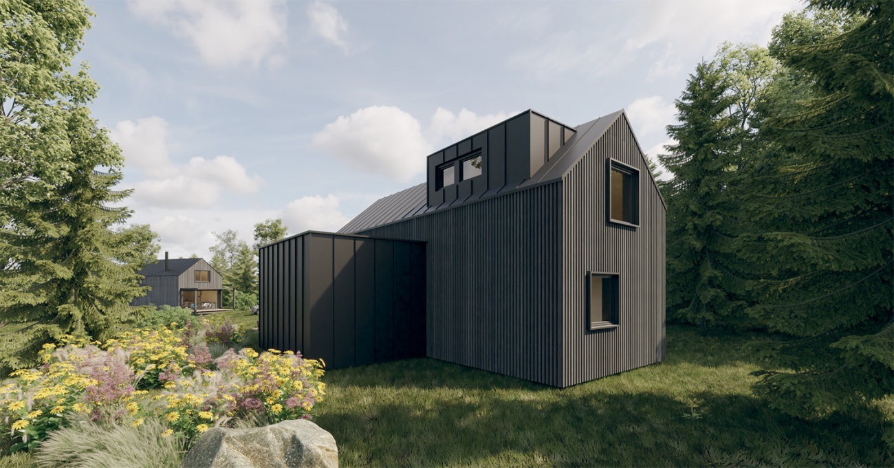 Architekti.sk | Modulárne chaty II., služby architekta, projekty domov s garážou, stavby