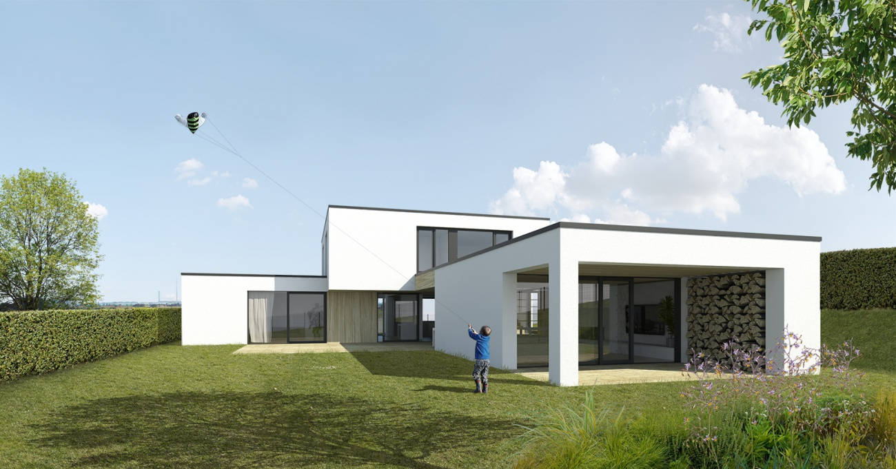 Architekti.sk | Dom v sadoch, rodinny dom, amfiteaterarchitekti Bratislava, interiér