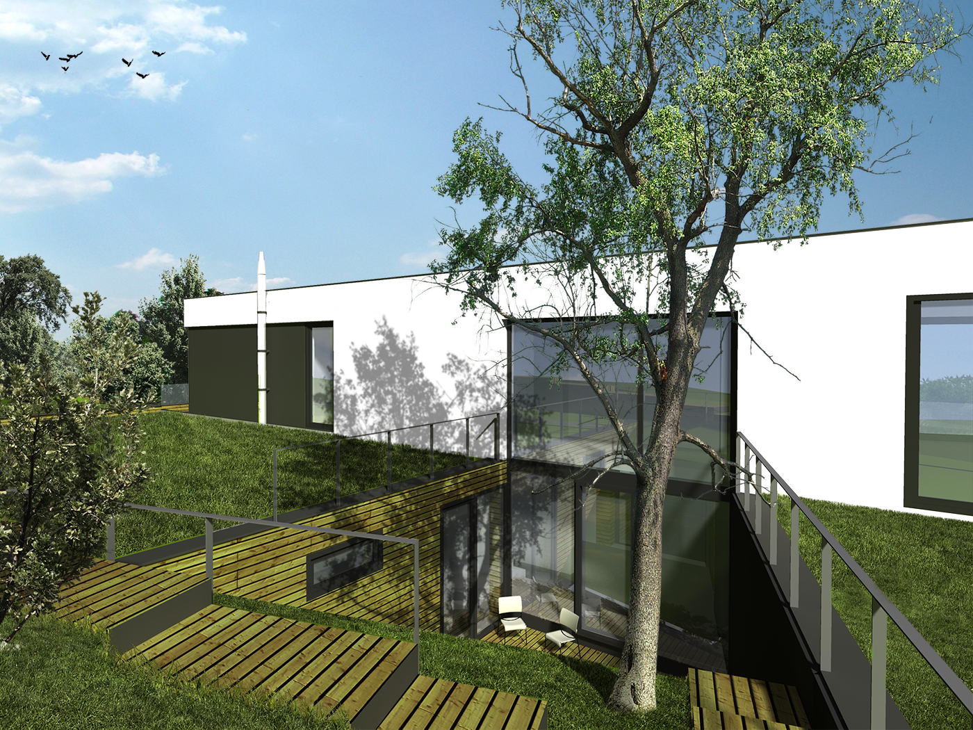 Architekti.sk | Dom na vyhliadke, moderné projekty domov, rodinny dom, projekty domov s garážou