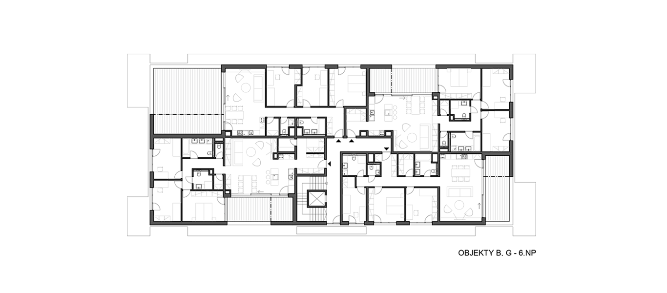 Architekti.sk | Bytové domy Rusínska, amfiteaterarchitekti Bratislava, dizajn, urbanizmus