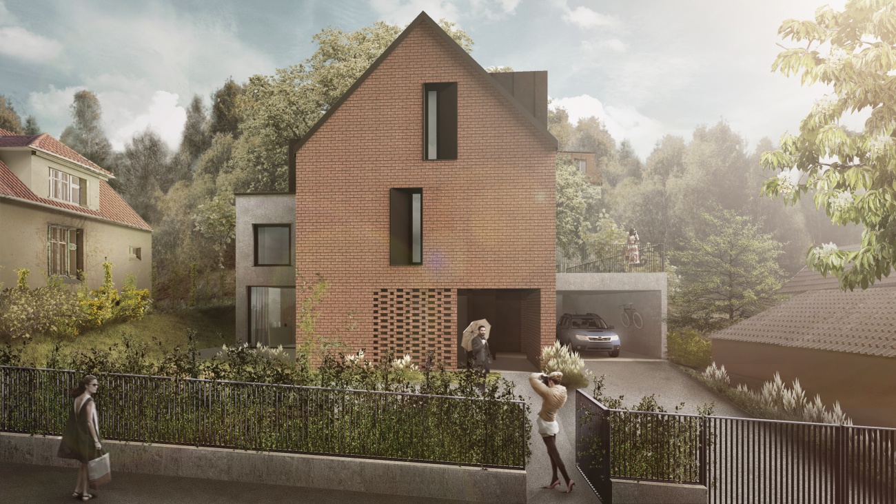 Architekti.sk | Dom na Tróji, rodinny dom, interiér, navrhy