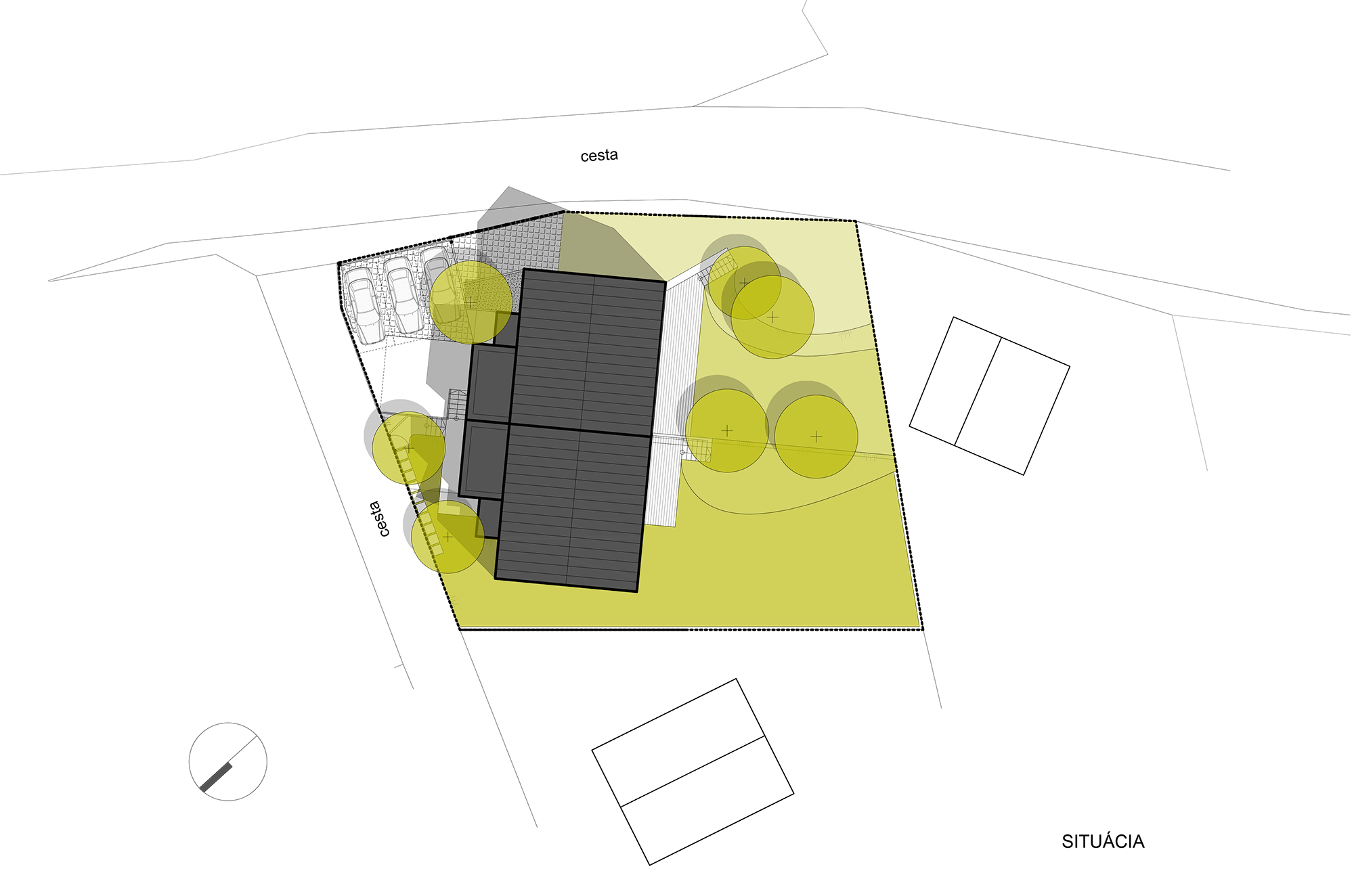 Architekti.sk | Dvojdom v lese, najlepší designarchitektonická štúdia, projekty domov s garážou, urbanizmus