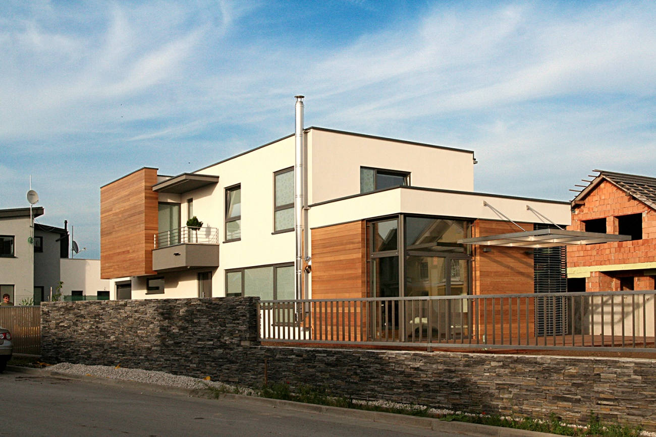 Architekti.sk | Dom na peknom poli, rodinny dom, park, architektúra domu