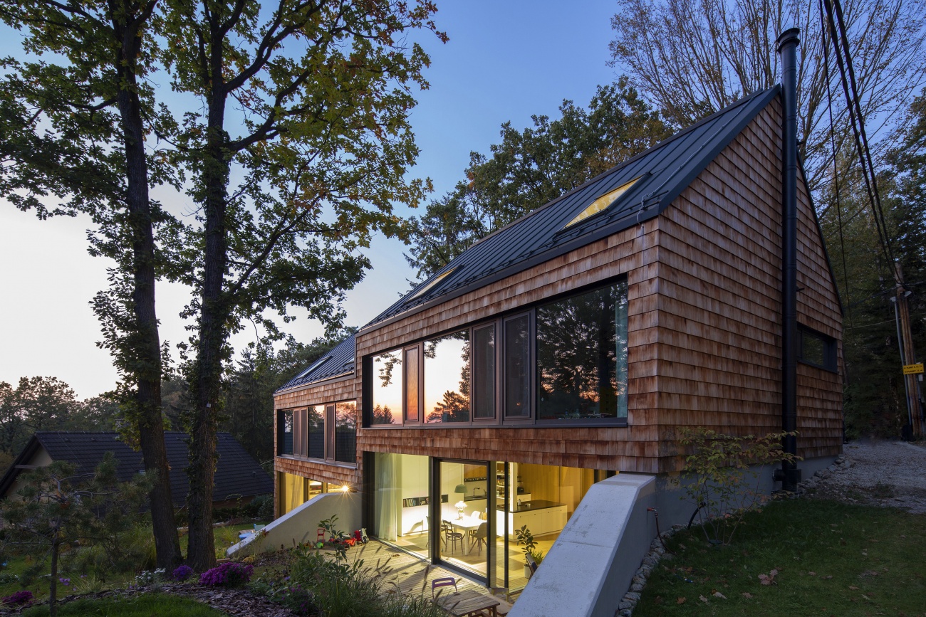 Architekti.sk | Dvojdom v lese, architekti, služby architekta, stavby