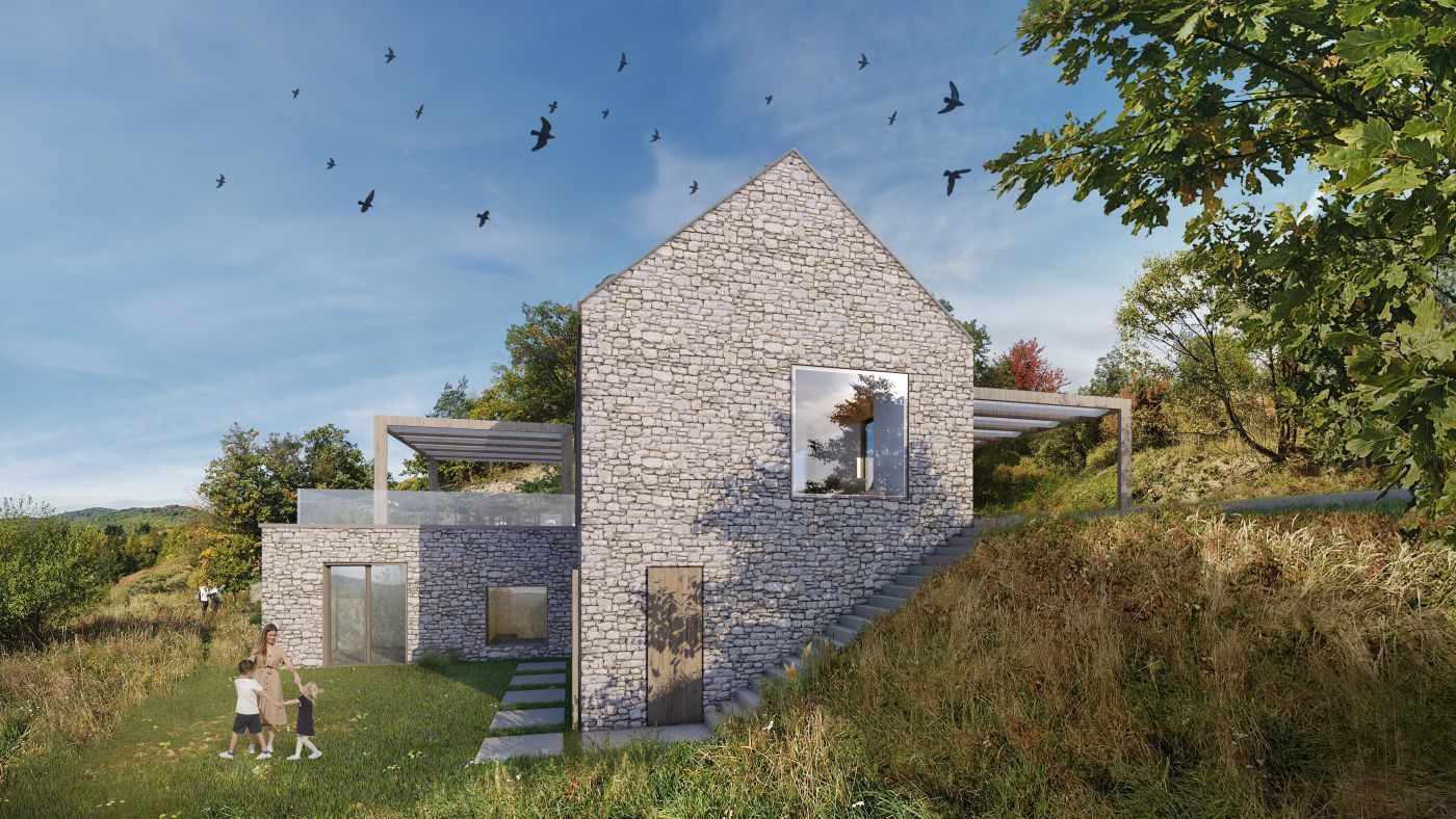 Architekti.sk | Dom pri vinici, ateliér, architekti, projekty domov 2025