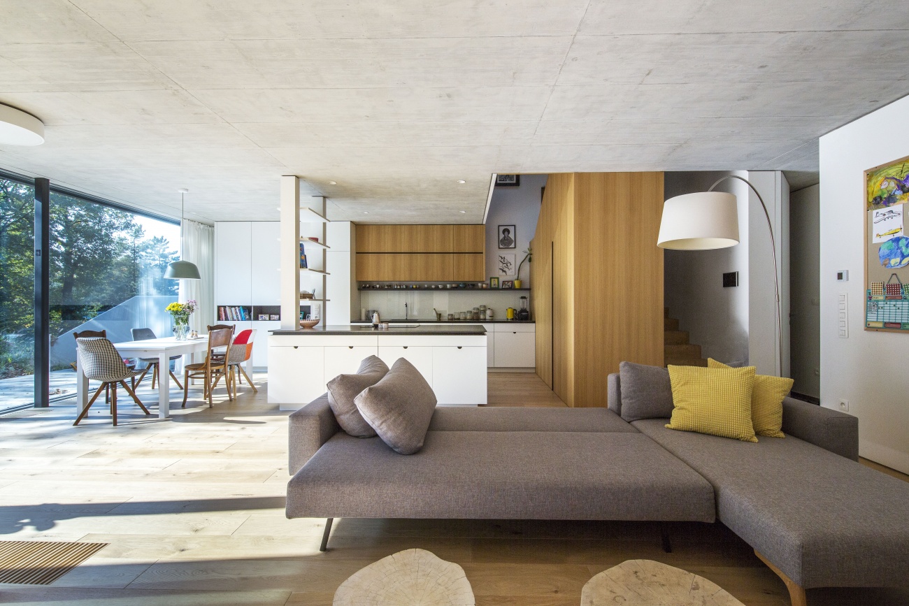 Architekti.sk | Dvojdom v lese, služby architekta, architekti, projekty domov s garážou