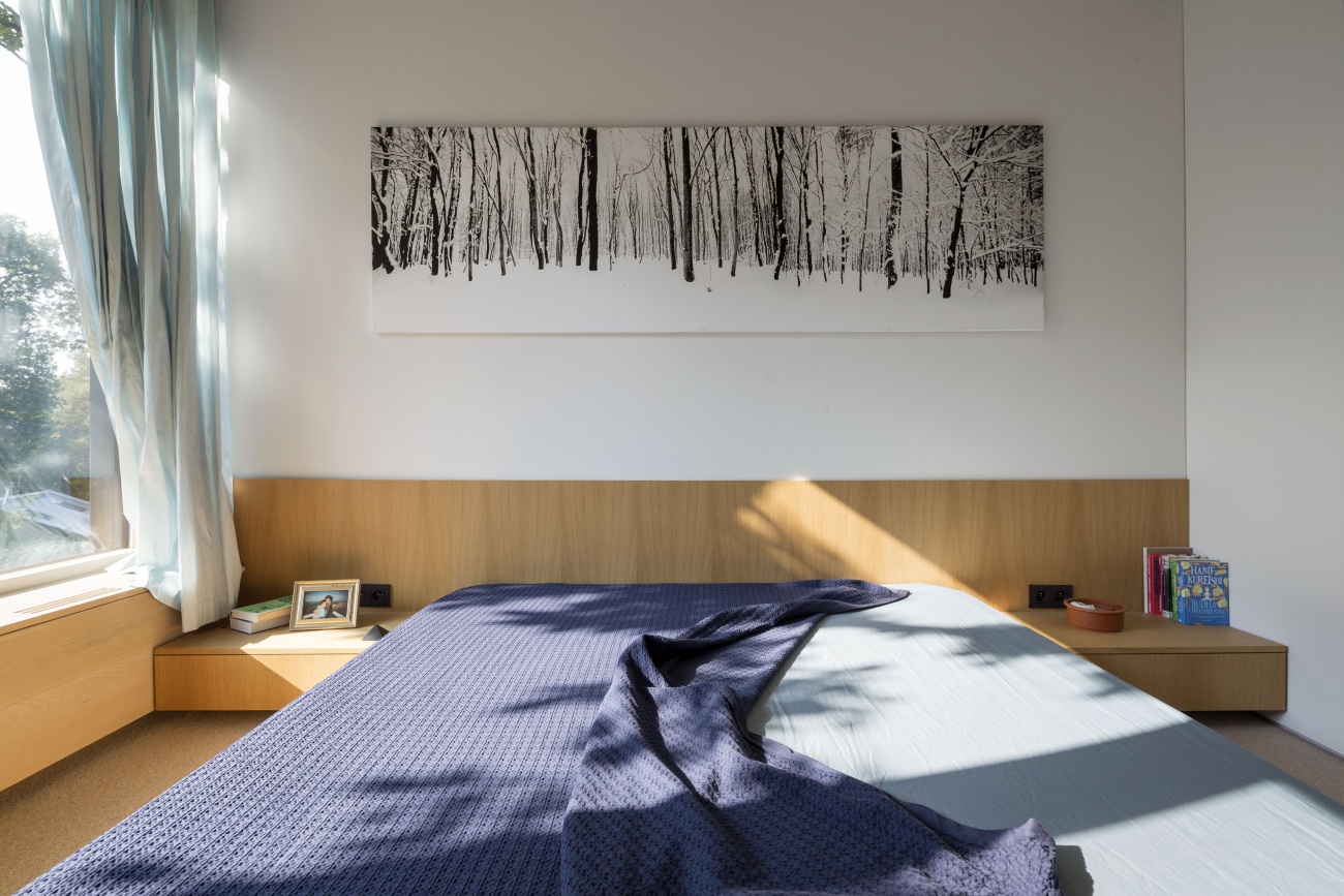 Architekti.sk | Dvojdom v lese, ateliér, rodinné domy projekty, park