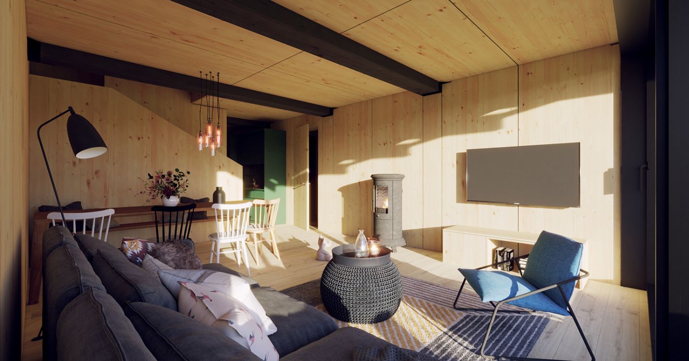 Architekti.sk | Modulárne chaty II., stavby, rodinny dom, navrhy