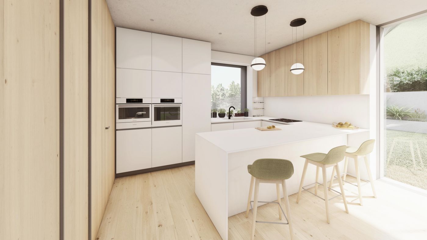 Architekti.sk | Dom na Tróji, urbanizmus, projekty domov s garážou, interiérovy dizajn