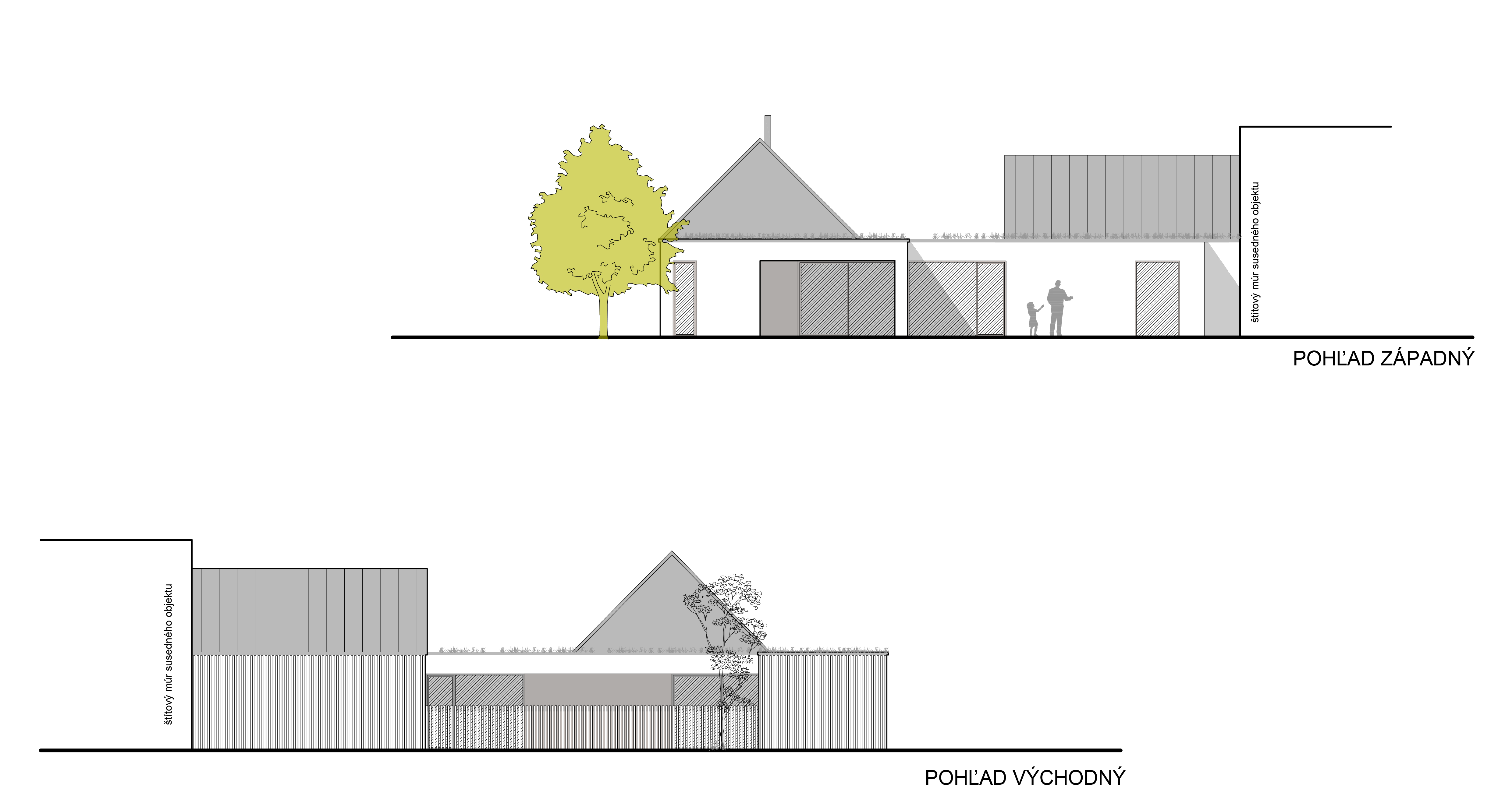 Architekti.sk | Dom s gánkom, interiér, najlepší designarchitektonická štúdia, projekty domov s garážou