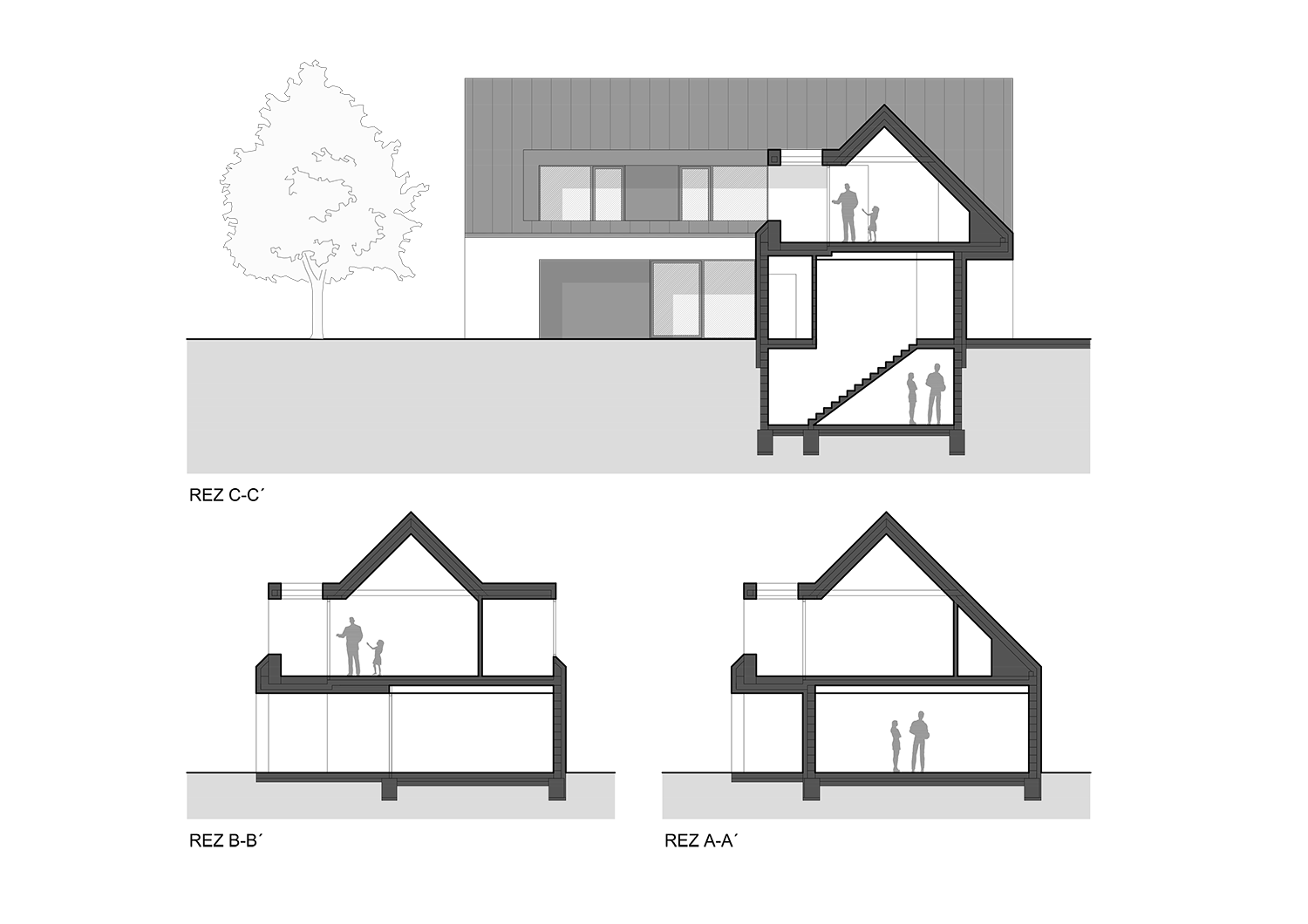 Architekti.sk | Vidiecky dom v meste, ateliér, domy od architektov, navrhy