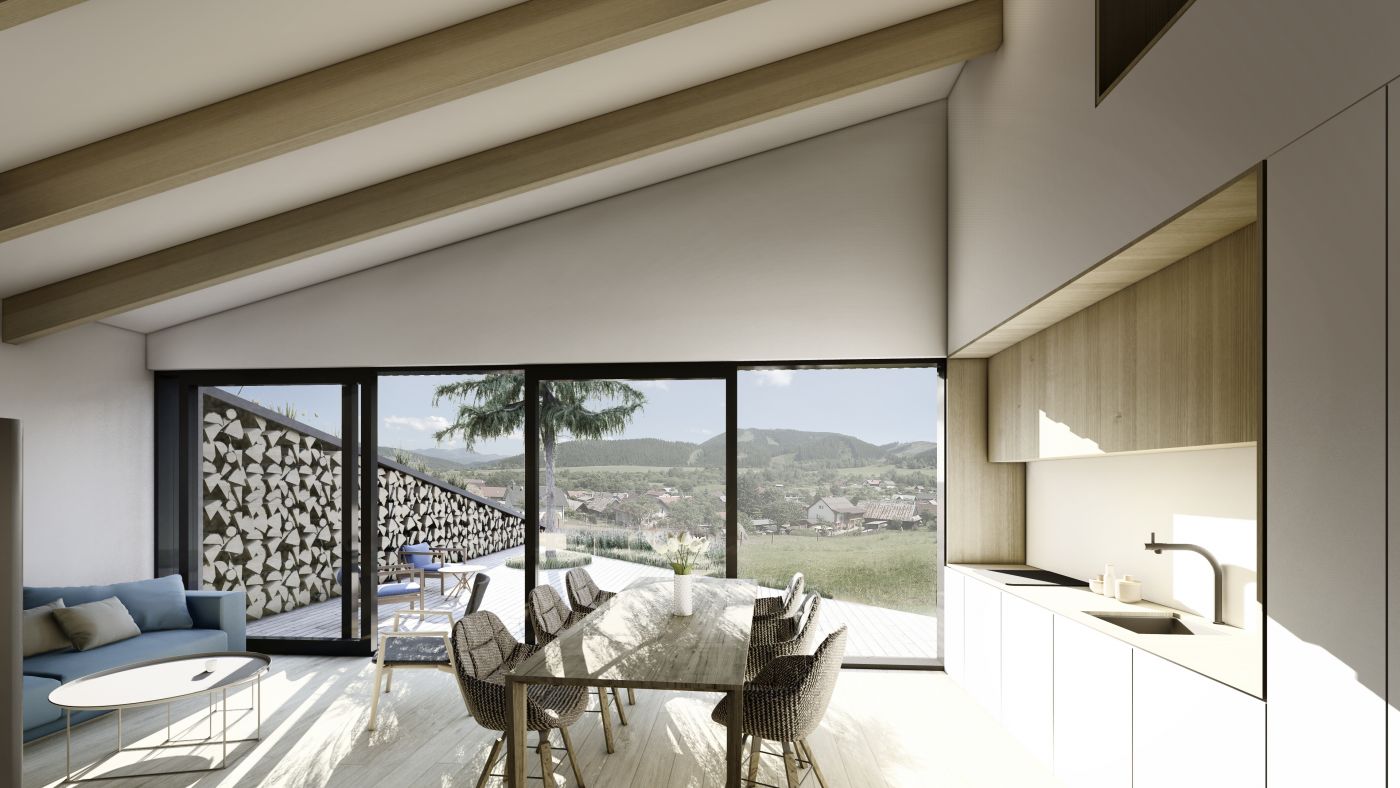 Architekti.sk | Chata v Lužnej, interiér, projekty domov 2025, najlepší designarchitektonická štúdia