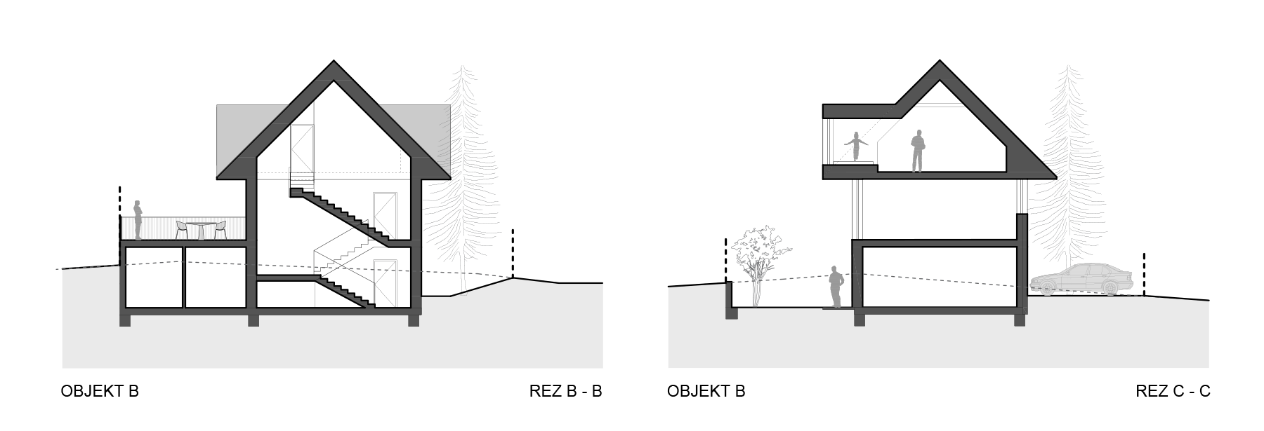 Architekti.sk | Chaty v Čiernom Balogu II., projekty domov 2025, stavby, park