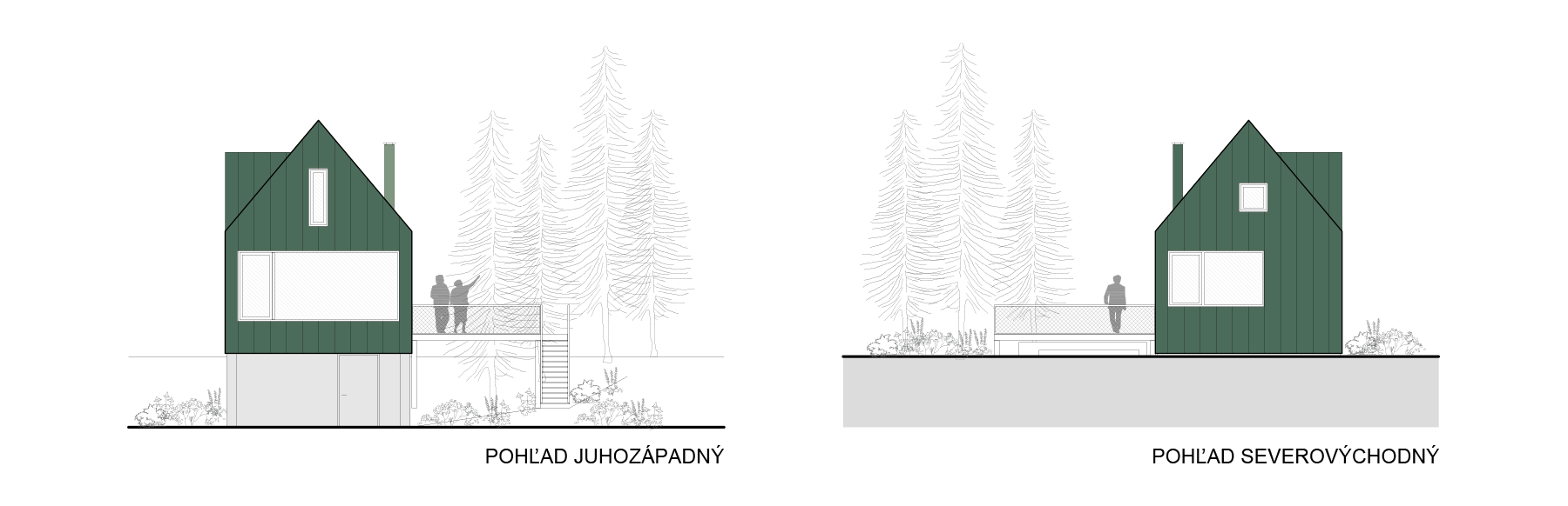 Architekti.sk | Horská Chata 1250 m, ateliér, projekty domov 2025, rodinny dom