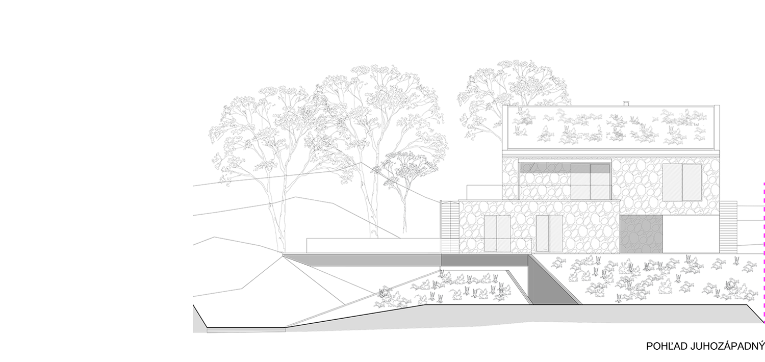 Architekti.sk | Dom pri vinici, projekty domov s garážou, rodinny dom, interiérovy dizajn