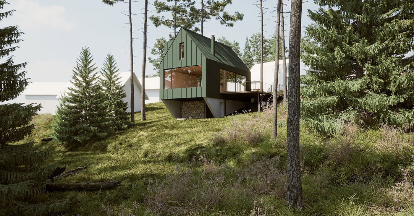 Architekti.sk | Horská Chata 1250 m, rodinny dom, projekty domov 2025, architektúra domu