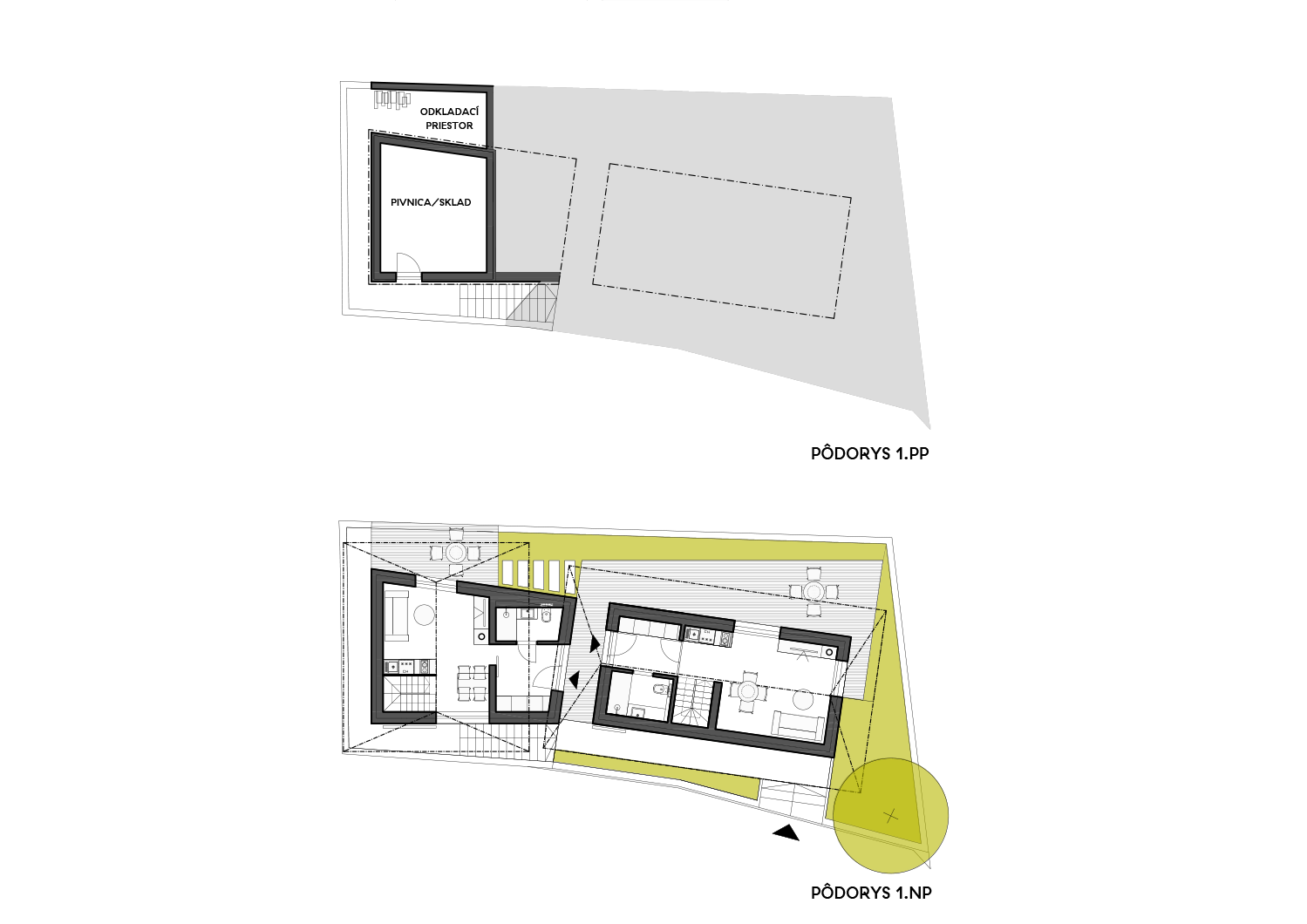 Architekti.sk | Chaty v Čiernom Balogu I., amfiteaterarchitekti Bratislava, ateliér, najlepší designarchitektonická štúdia