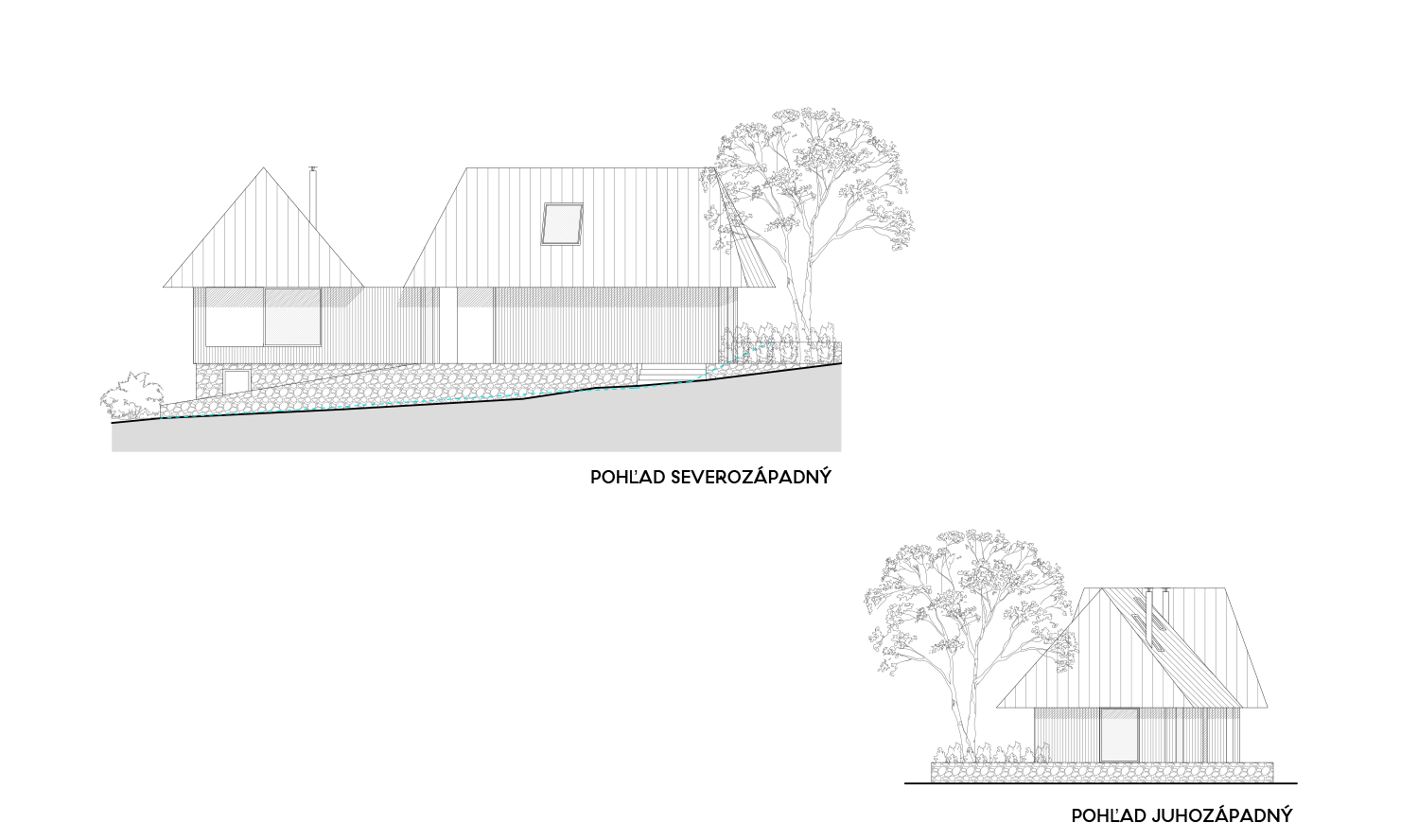 Architekti.sk | Chaty v Čiernom Balogu I., najlepší designarchitektonická štúdia, rodinné domy projekty, ateliér