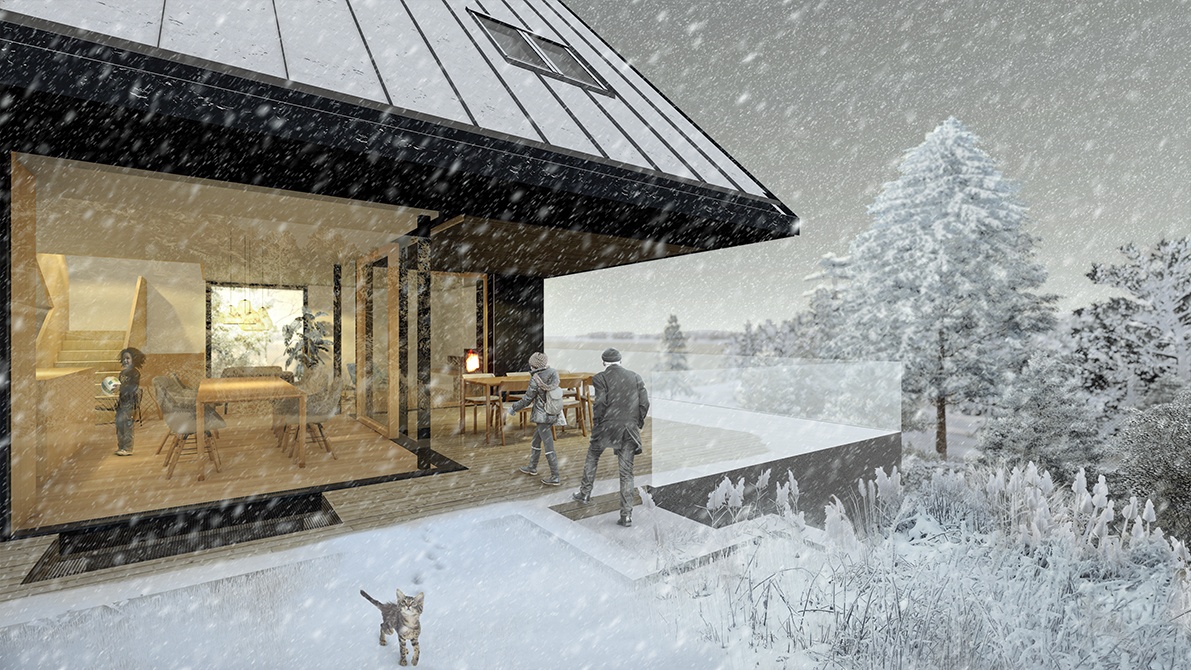 Architekti.sk | Chata pri Liptovskej Mare, architektúra domu, domy od architektov, dizajn