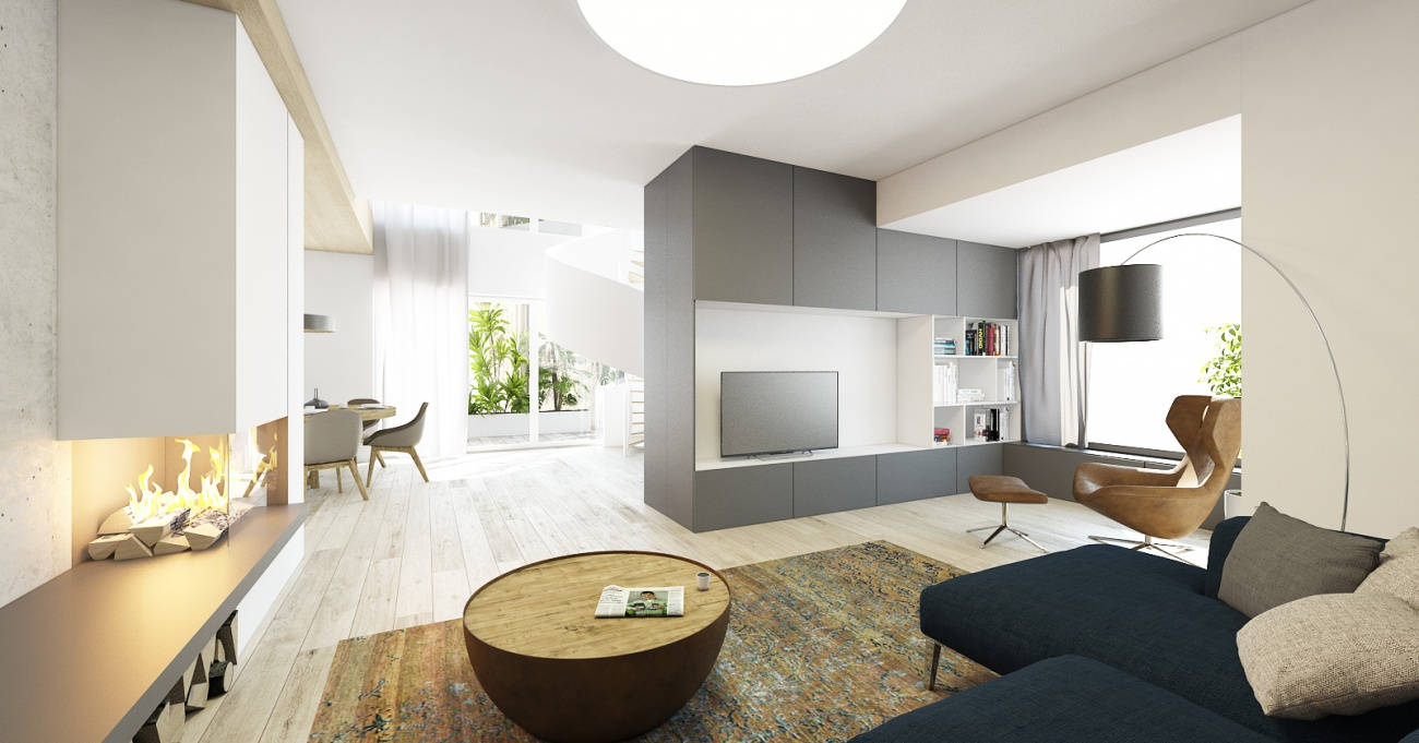 Architekti.sk | Byt s galériou, architekti, projekty domov 2025, rodinné domy projekty