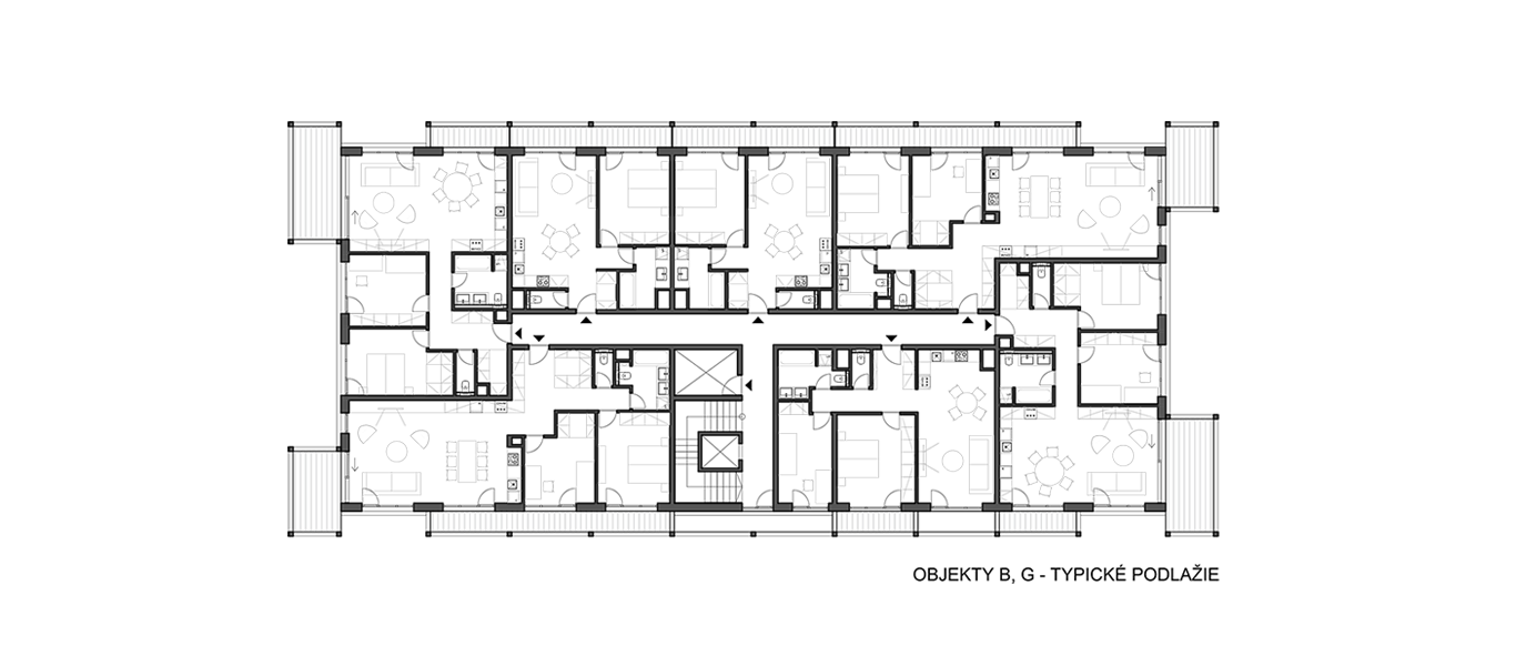 Architekti.sk | Bytové domy Rusínska, architekti, domy od architektov, urbanizmus