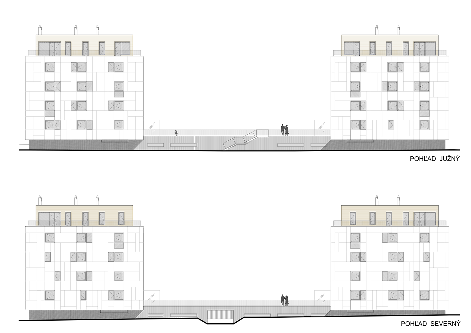 Architekti.sk | Bytový dom v centre, park, projekty domov 2025, stavby