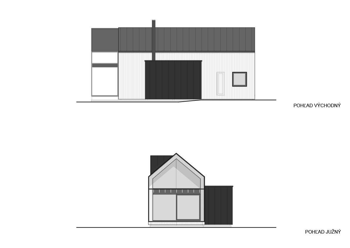Architekti.sk | Modulárne chaty II., rodinny dom, moderné projekty domov, park
