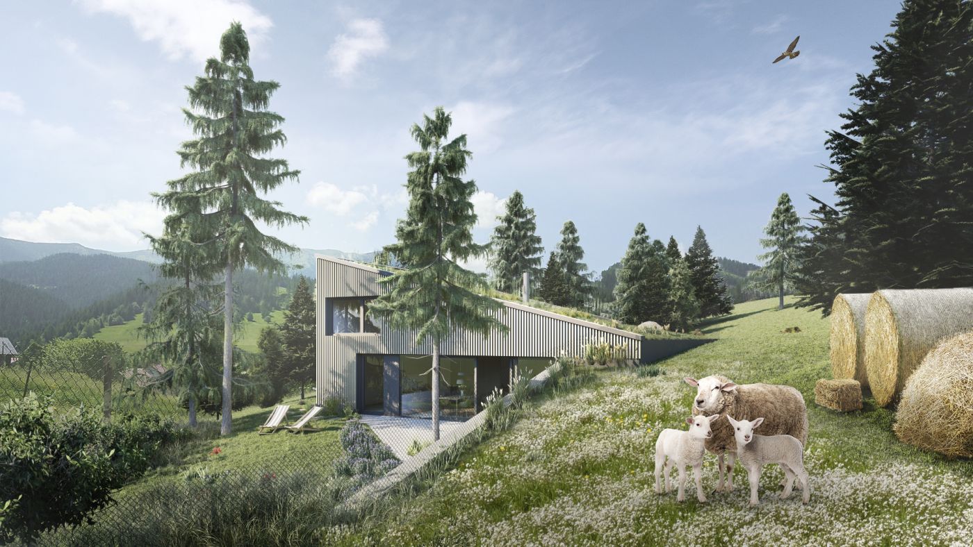 Architekti.sk | Chata v Lužnej, moderné projekty domov, interiér, stavby