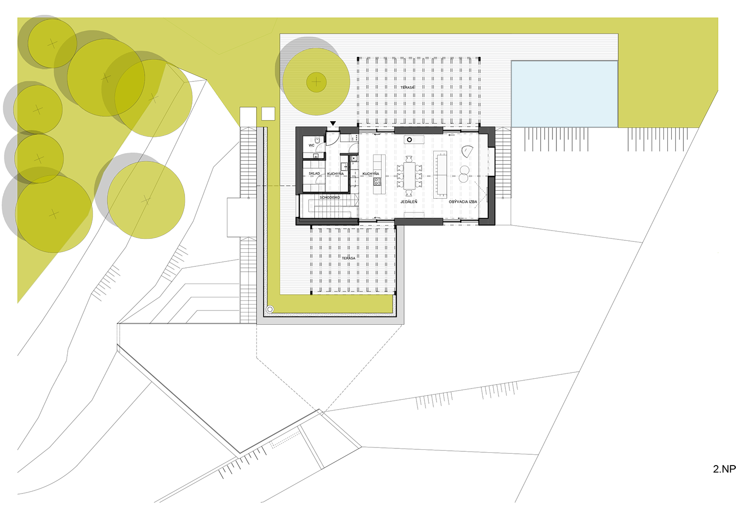 Architekti.sk | Dom pri vinici, interiér, dizajn, moderné projekty domov