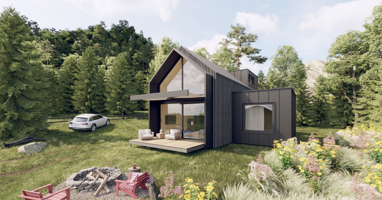 Architekti.sk | Modulárne chaty II., amfiteaterarchitekti Bratislava, interiérovy dizajn, interiér