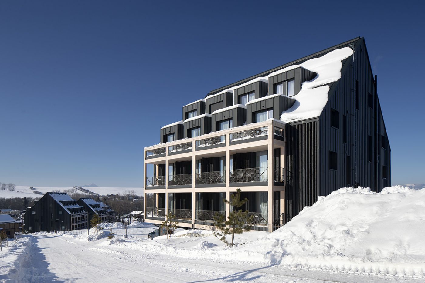 Architekti.sk | Apartmánové drevostavby II., architektúra domu, dizajn, amfiteaterarchitekti Bratislava