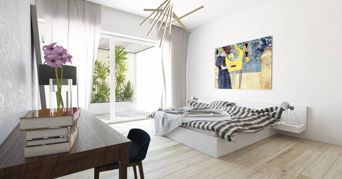 Architekti.sk | Byt s galériou, architektúra domu, projekty domov 2025, interiér